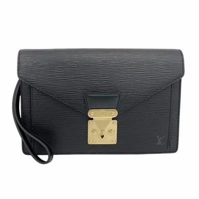 Pre-owned Louis Vuitton Noir Clutch Bag ()