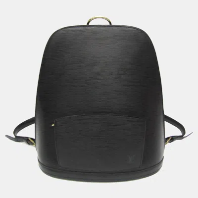 Pre-owned Louis Vuitton Noir Epi Leather Coblanc Backpack