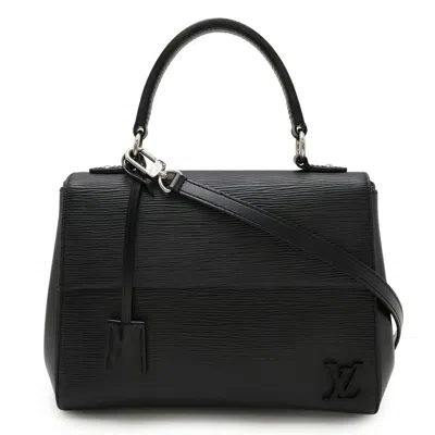 Pre-owned Louis Vuitton Noir Epi Leather Handbag Shoulder Bag () In Black