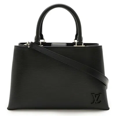 Pre-owned Louis Vuitton Noir Epi Leather Handbag Shoulder Bag () In Black