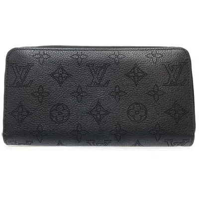 Pre-owned Louis Vuitton Noir Leather Coin Purse/coin Case ()