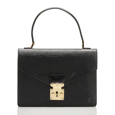 Pre-owned Louis Vuitton Noir Leather Handbag () In Multi