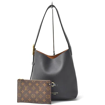 Pre-owned Louis Vuitton Noir Leather Shoulder Bag ()