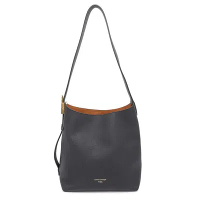 Pre-owned Louis Vuitton Noir Leather Shoulder Bag () In Black