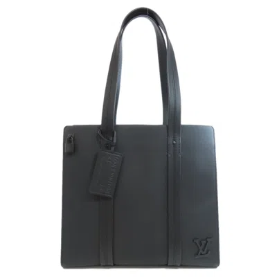 Pre-owned Louis Vuitton Noir Leather Tote Bag ()