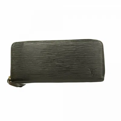 Pre-owned Louis Vuitton Noir Long Wallet (bi-fold) ()