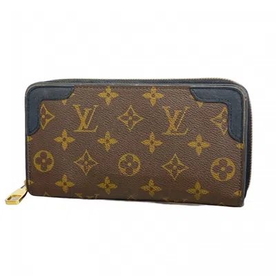Pre-owned Louis Vuitton Noir Long Wallet (bi-fold) () In Black