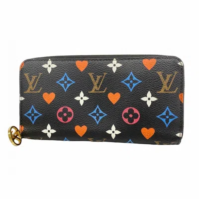 Pre-owned Louis Vuitton Noir Long Wallet (bi-fold) () In Black
