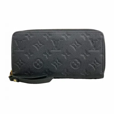 Pre-owned Louis Vuitton Noir Long Wallet (bi-fold) ()