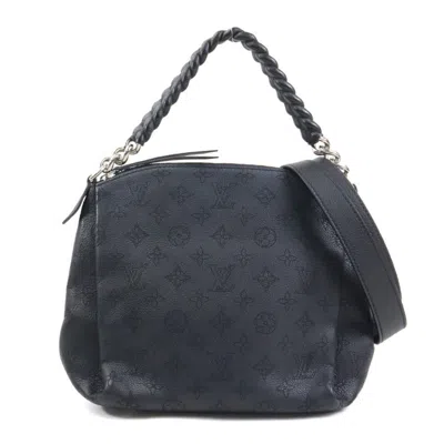 Pre-owned Louis Vuitton Noir Mahina Leather Handbag Shoulder Bag ()