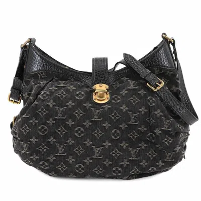 Pre-owned Louis Vuitton Noir Monogram Denim Shoulder Bag ()