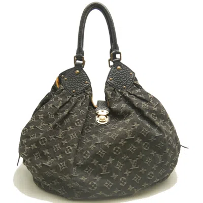 Pre-owned Louis Vuitton Noir Monogram Denim Tote Bag ()