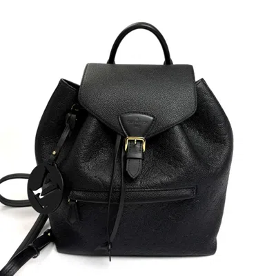 Pre-owned Louis Vuitton Noir Monogram Empreinte Backpack () In Black