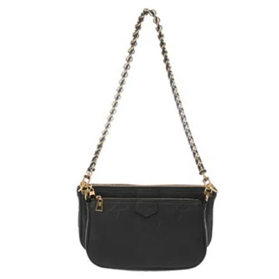 Pre-owned Louis Vuitton Noir Monogram Empreinte Pochette Shoulder Bag ()
