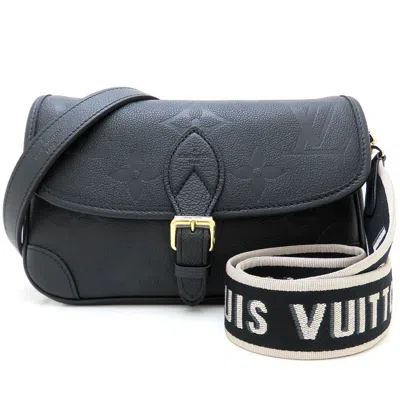 Pre-owned Louis Vuitton Noir Monogram Empreinte Shoulder Bag () In Black