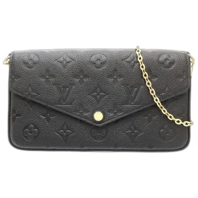 Pre-owned Louis Vuitton Noir Monogram Empreinte Shoulder Bag () In Black
