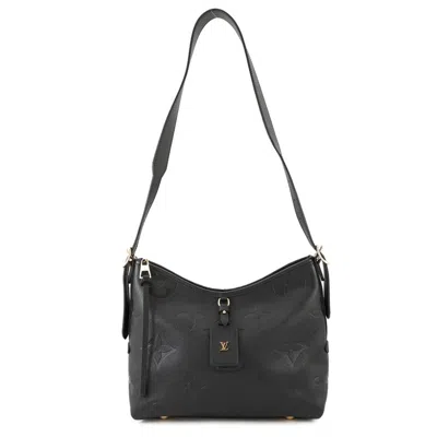 Pre-owned Louis Vuitton Noir Monogram Empreinte Shoulder Bag () In Black