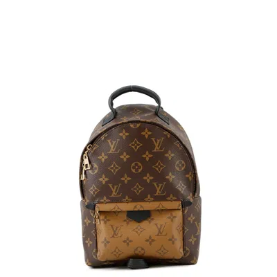 Pre-owned Louis Vuitton Noir Monogram Monogram Reverse Backpack () In Black