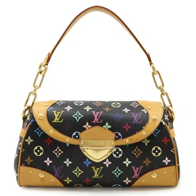 Pre-owned Louis Vuitton Noir Pvc Shoulder Bag () In Black