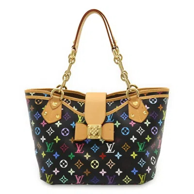 Pre-owned Louis Vuitton Noir Pvc Shoulder Bag Tote Bag () In Black