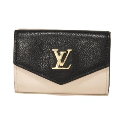 Pre-owned Louis Vuitton Noir Rose Tricolor Leather Wallet (tri-fold) () In Noir, Rose, Tricolor