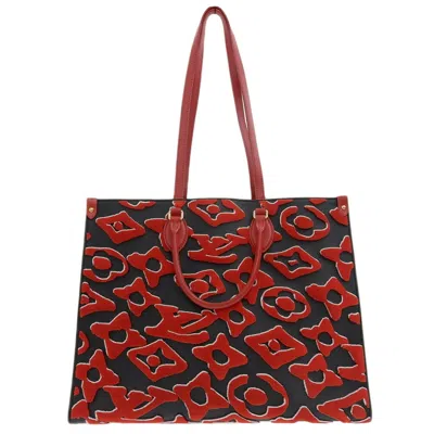 Pre-owned Louis Vuitton Noir Rouge Pvc Tote Bag ()