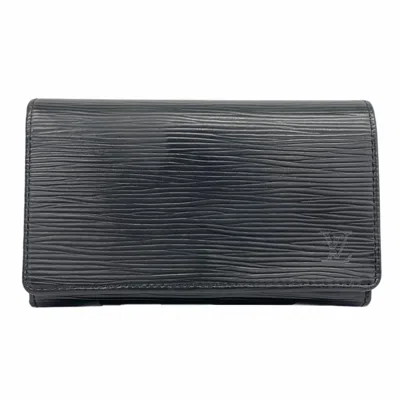 Pre-owned Louis Vuitton Noir Wallet (bi-fold) ()
