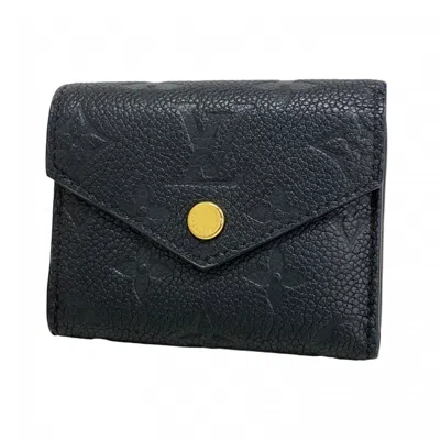 Pre-owned Louis Vuitton Noir Wallet (tri-fold) () In Black