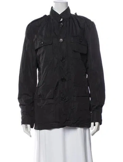 Pre-owned Louis Vuitton Nylon Utility Jacket In Black