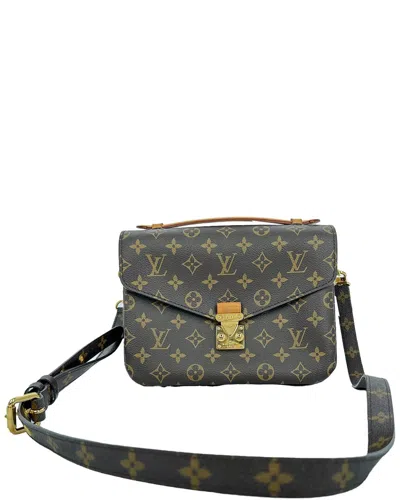 Louis Vuitton Ochre Coated/waterproof Canvas Pochette