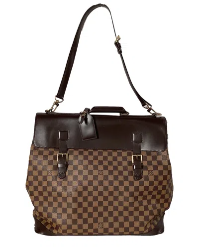 Pre-owned Louis Vuitton Ochre Damier Leather Damier West End Pm (authentic Pre-loved)