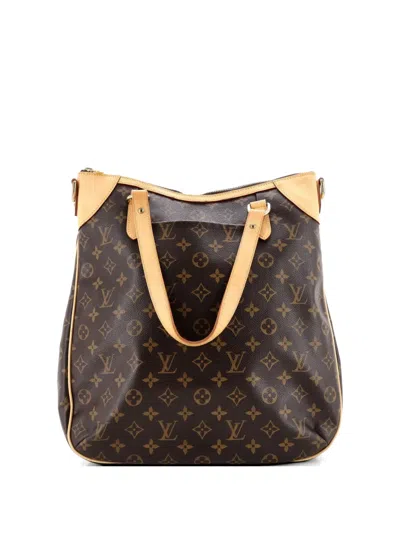 Pre-owned Louis Vuitton Odeon Handbag Monogram Canvas Gm Tote Bag In Brown