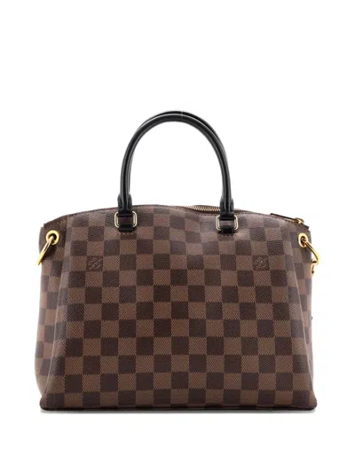 Pre-owned Louis Vuitton Odeon Tote Damier Pm Shoulder Bag In Brown