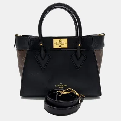 Pre-owned Louis Vuitton On My Side Pm Bag In Black