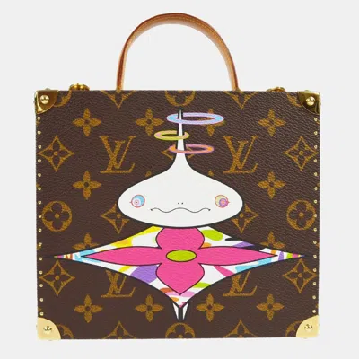 Pre-owned Louis Vuitton Onion Head Takashi Murakami Jewelry Box Handbag In Brown