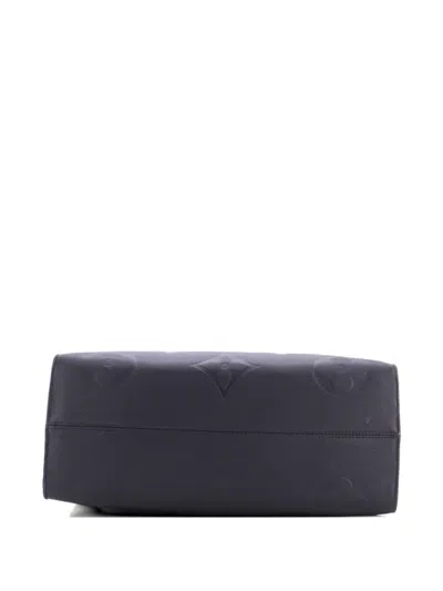 Pre-owned Louis Vuitton Onthego Monogram Empreinte Giant Gm Tote Bag In Black