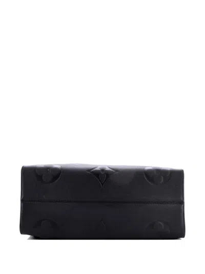 Pre-owned Louis Vuitton Onthego Monogram Empreinte Giant Gm Tote Bag In Black