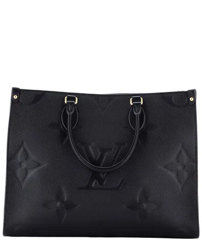 Louis Vuitton Onthego Tote Monogram Empreinte Giant Mm (authentic Pre-loved)