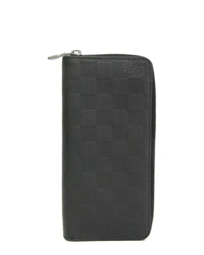 Pre-owned Louis Vuitton Onyx Damier Infini Bi-fold Wallet (authentic Pre-loved)