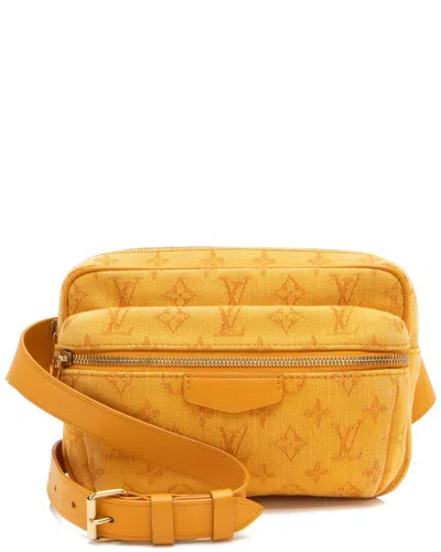 Louis Vuitton Orange Denim & Leather Outdoor Belt Bag (authentic Pre-loved)