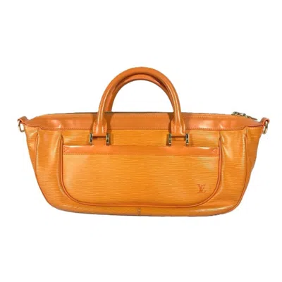 Pre-owned Louis Vuitton Orange Epi Leather Handbag Tote Bag ()