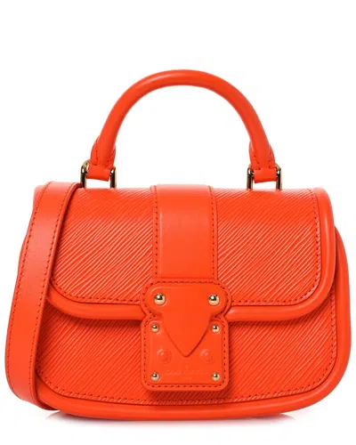 Pre-owned Louis Vuitton Orange Epi Leather Hide And Seek (authentic Pre-loved)