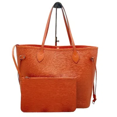Pre-owned Louis Vuitton Orange Epi Leather Tote Bag ()