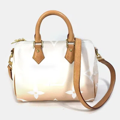 Pre-owned Louis Vuitton Orange Monogram Giant Gradient Bloom Mini Duffle Bag