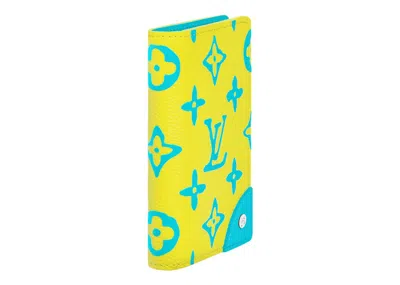 Pre-owned Louis Vuitton Organizer Pocket In Lime