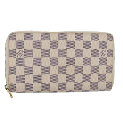 Pre-owned Louis Vuitton Organizer White Canvas Wallet  ()