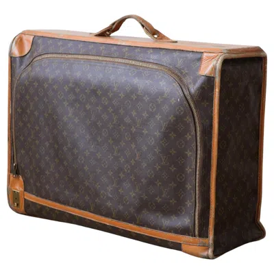 Pre-owned Louis Vuitton Original Vintage  Suitcase, From The 1970s In Black