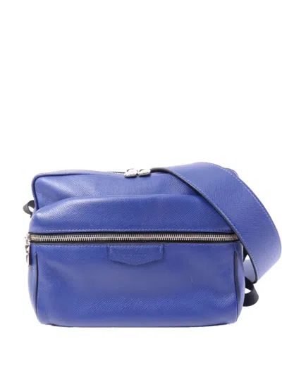 Pre-owned Louis Vuitton Outdoor Pm Messenger Bag In Blue