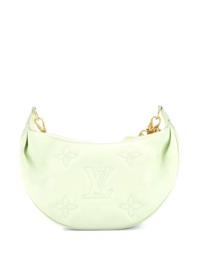 Pre-owned Louis Vuitton Over The Moon Bag Bubblegram Leather Shoulder Bag In Green