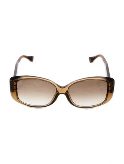 Pre-owned Louis Vuitton Oversize Gradient Sunglasses In Brown